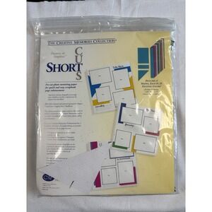 Creative Memories Short Cuts Solid Color and Printed Geometric Shapes